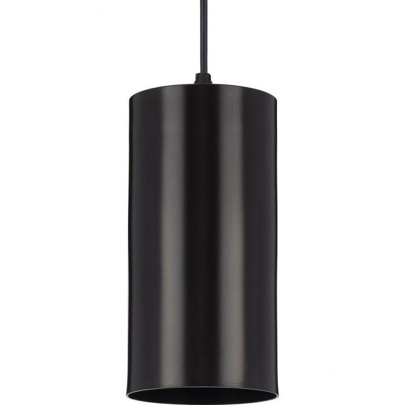 Antique Bronze 6" LED Outdoor Aluminum Cylinder Pendant Light