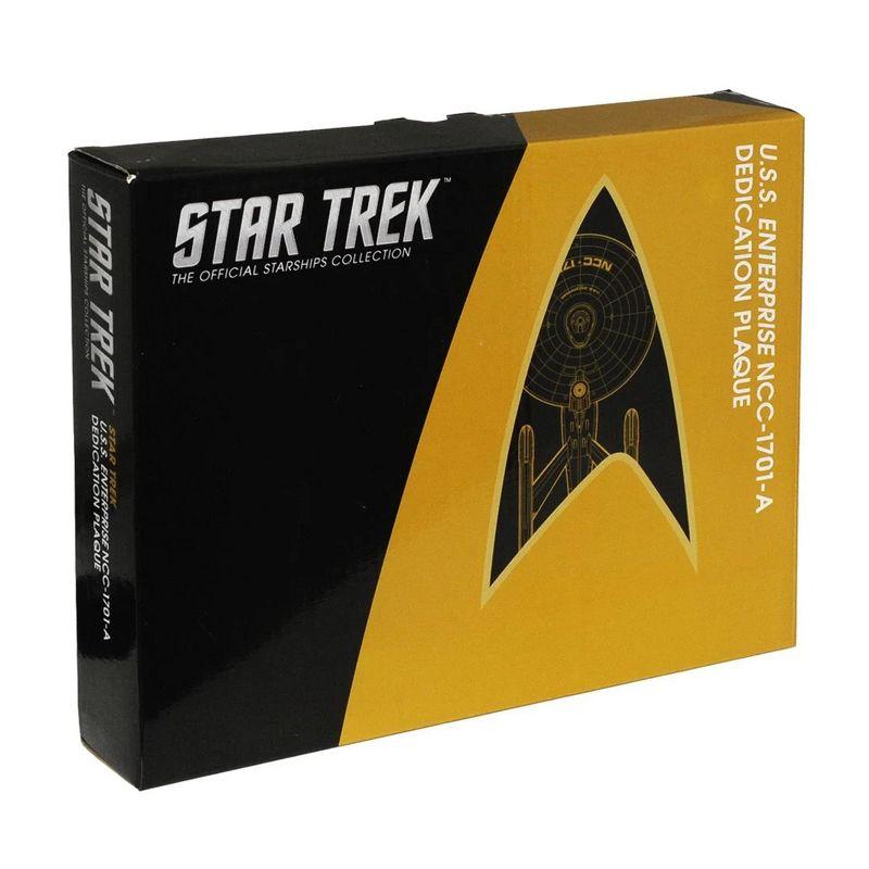 Eaglemoss Collections Star Trek Discovery USS Enterprise NCC-1701-A Dedication Plaque Replica