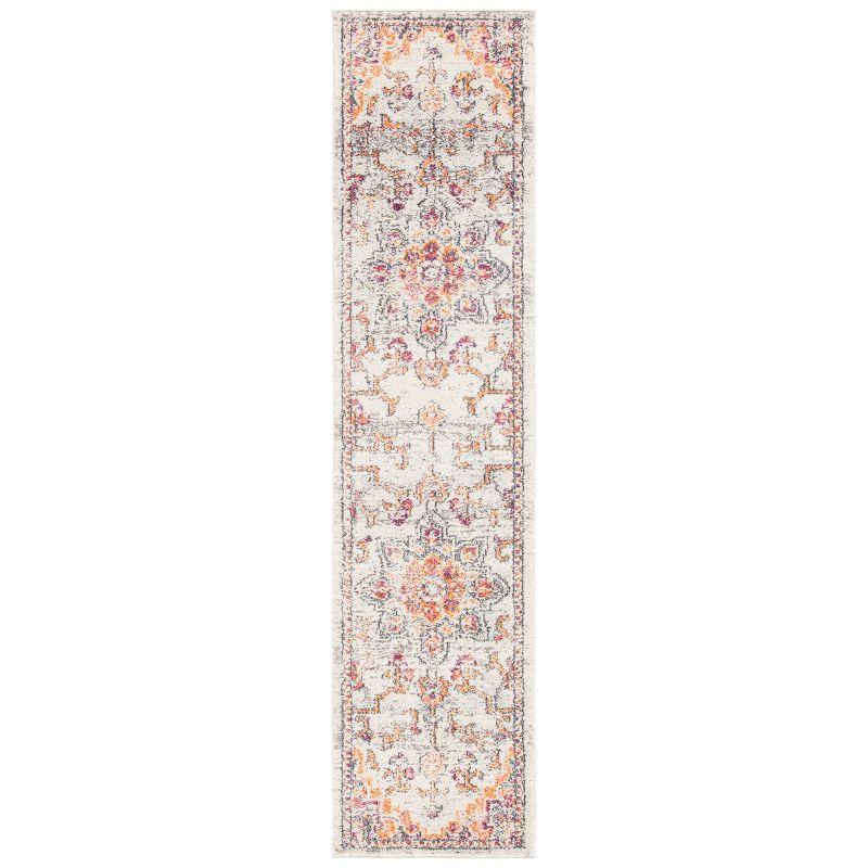 Madison MAD473 Power Loomed Indoor Accent Rug - Beige/Orange - 2'2"x4' - Safavieh