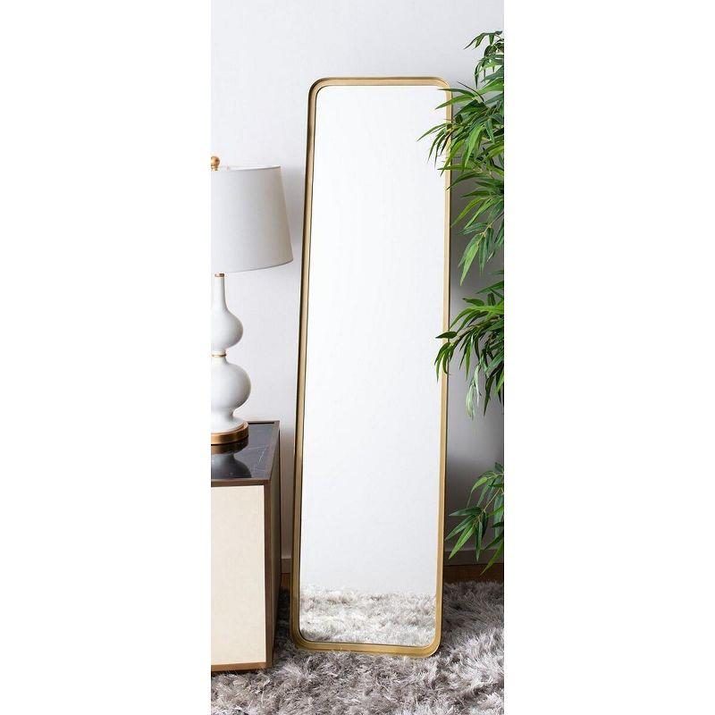 Lerna Mirror - Brushed Brass - Safavieh