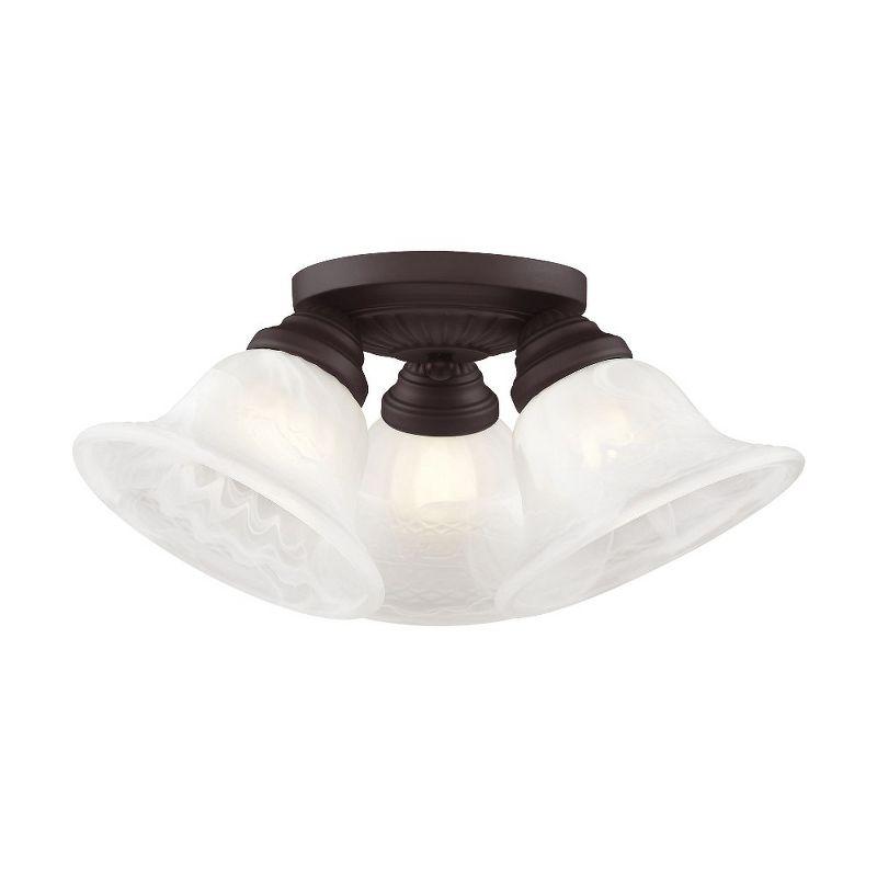 Livex Lighting Edgemont 3 - Light Flush Mount in  Bronze