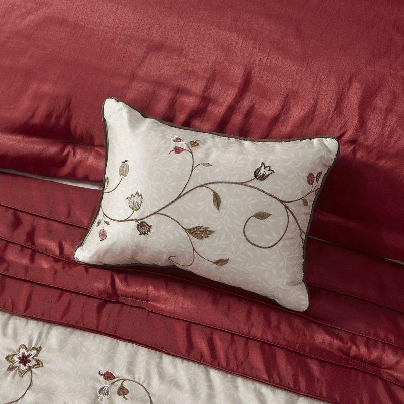 Madison Park Serene Embroidered 7 Piece Comforter Set