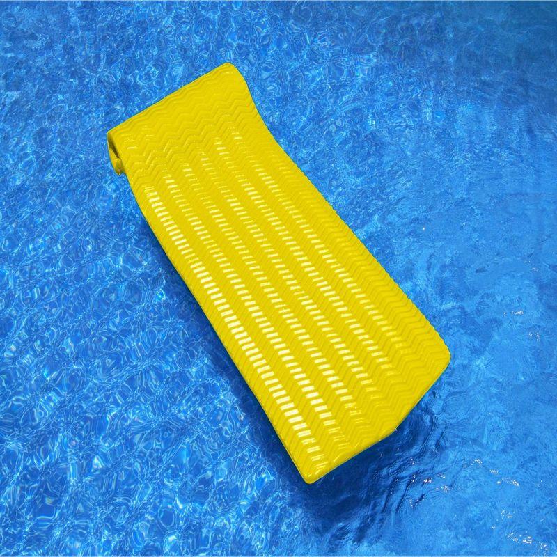 Swimline 74" Sofskin Floating Foam 1-Person Swimming Pool Mattress - Yellow