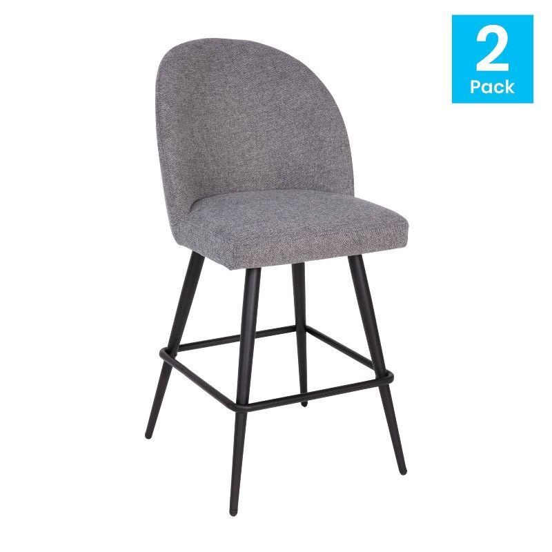 Taylor & Logan 2pk Alita Counter Height Barstools