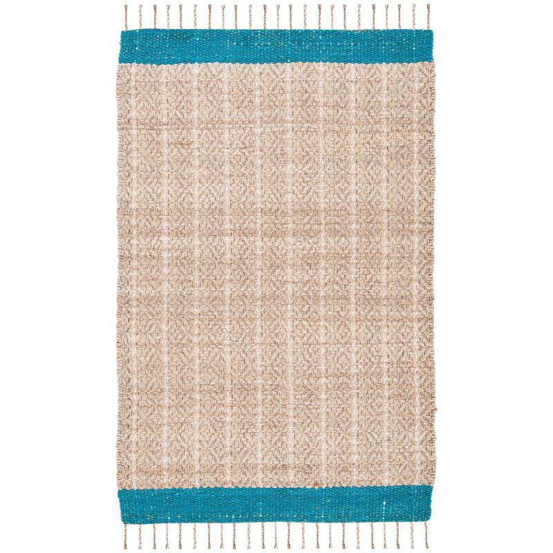 Union Rustic Abbie-J Hand Woven 0.8 Jute 0.2 Cotton Striped Rug
