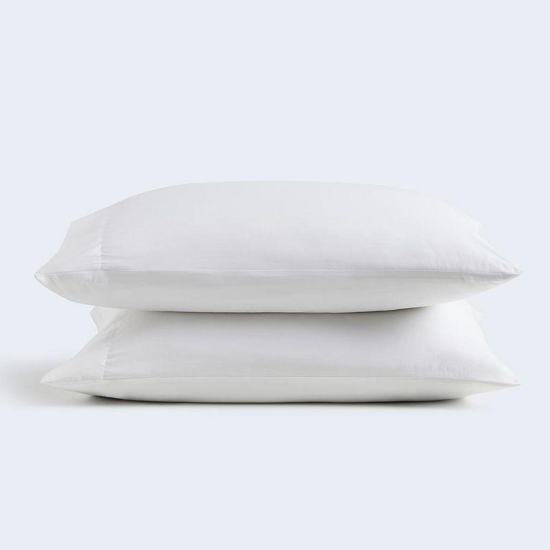 Cosy House Collection Luxury Rayon Derived from Bamboo Set of 2 Pillowcases - Cream, King
