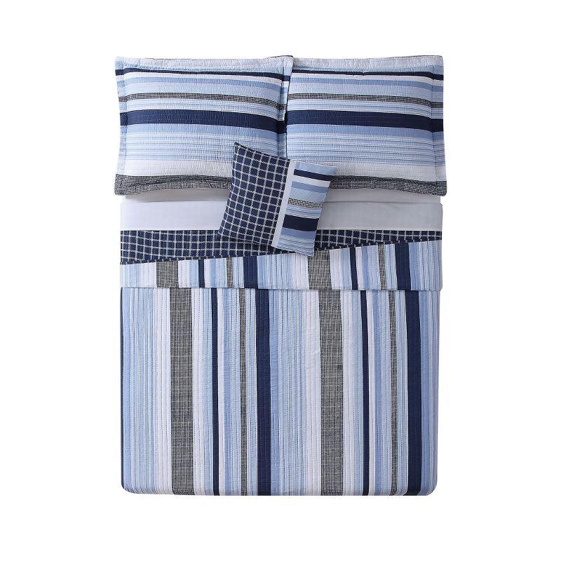 Mason Striped Quilt Set - My World