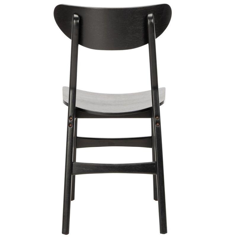 Lucca Retro Dining Chair (Set of 2) - DCH1001 - Black - Safavieh