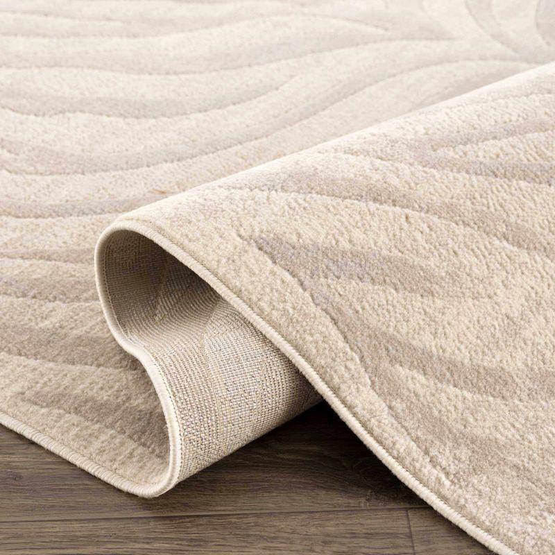 Edsel Oriental Light Gray/Beige Area Rug