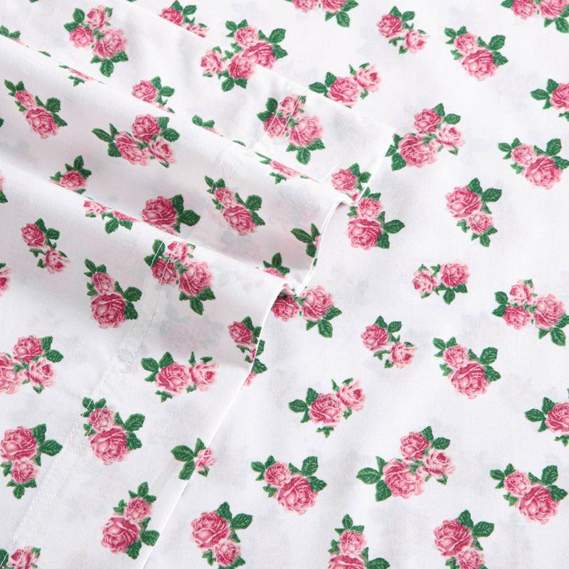 Betsey Johnson Printed Cotton Percale Cotton Sheet Sets