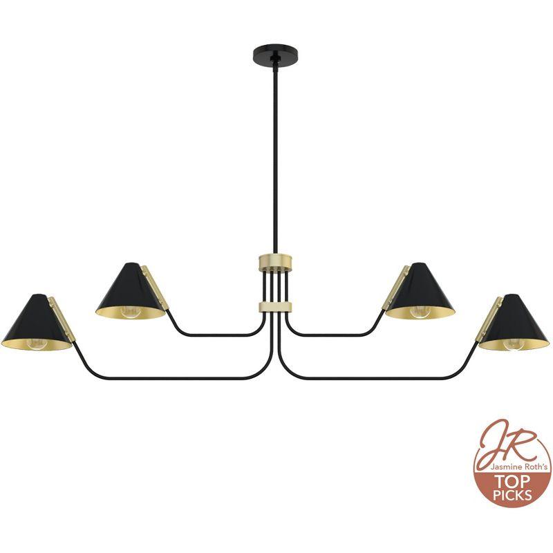 4-Light Grove Isle Chandelier - Hunter Fan