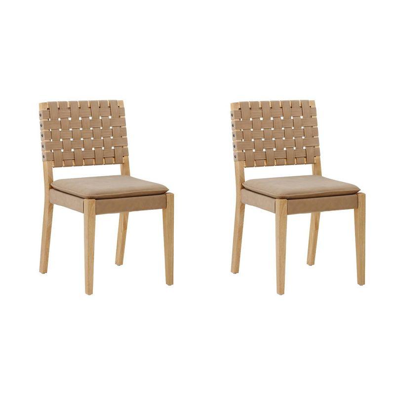 Nathan James Upholstered Stool