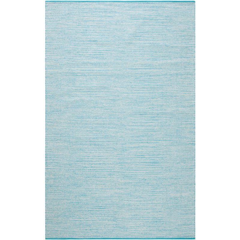 Montauk MTK250 Hand Woven, Flat Weave Indoor Accent Rug - Aqua/Blue - 4'x6' - Safavieh