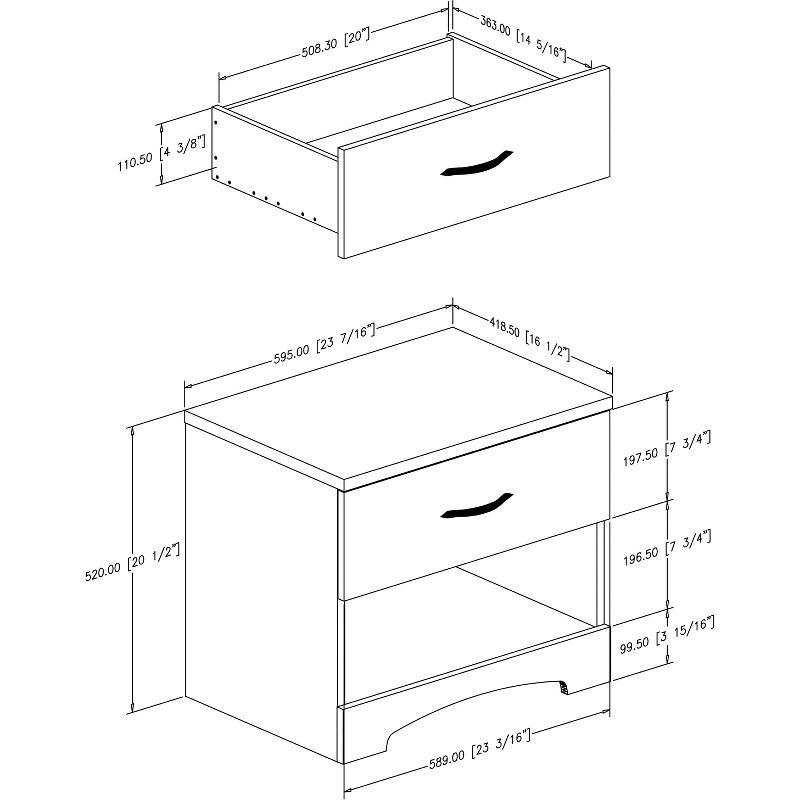 Step One 1-Drawer Nightstand