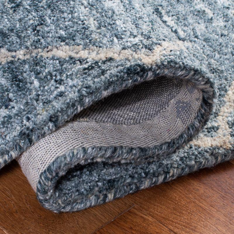 Himalaya HIM423 Handmade Area Rug - 4'x6' - Blue/Gold - Safavieh