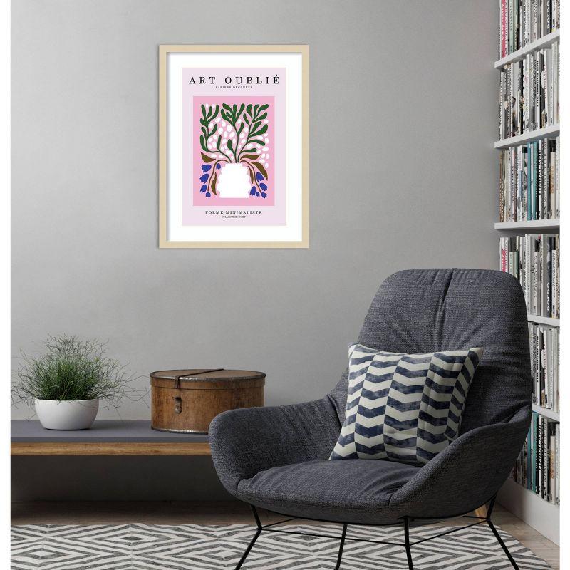 Amanti Art Periwinkle Flowers by Incado Wood Framed Wall Art Print