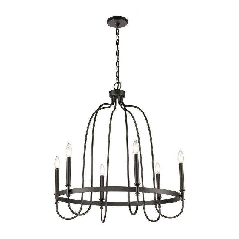 Budron 6 - Light Dimmable Classic / Traditional Chandelier