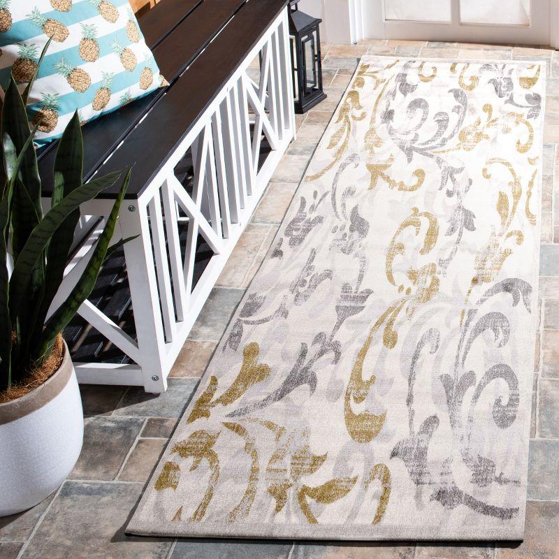Amherst AMT428 Power Loomed Indoor Area Rug - Ivory/Light Grey - 8'x10' - Safavieh