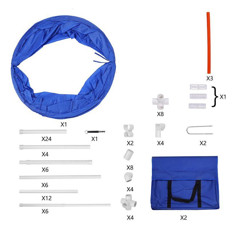 Adjustable Height Outdoor Dog Agility Training Set