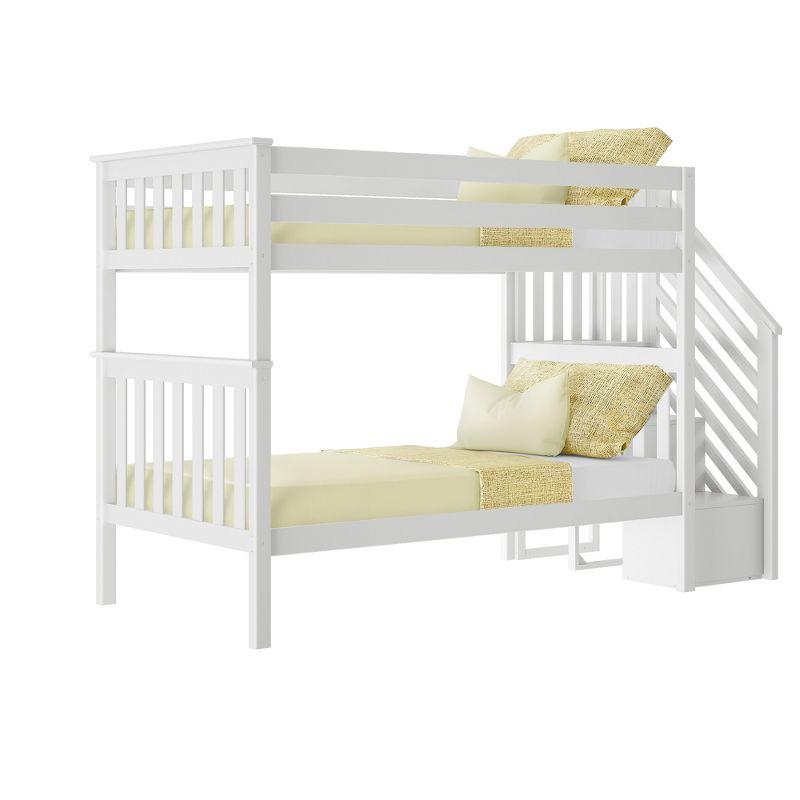 Max & Lily Twin over Twin Staircase Bunk Bed