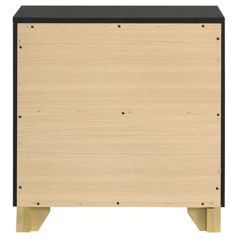 Coaster Home Furnishings Caraway 2-Drawer Nightstand Black