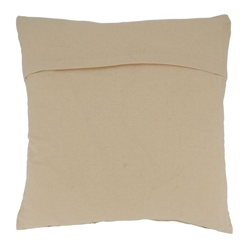 Saro Lifestyle Textured Pillow - Poly Filled, 20" Square, Oatmeal
