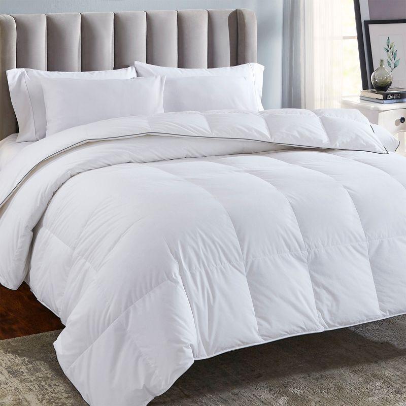 White Organic Full All-Season Down Alternative Duvet