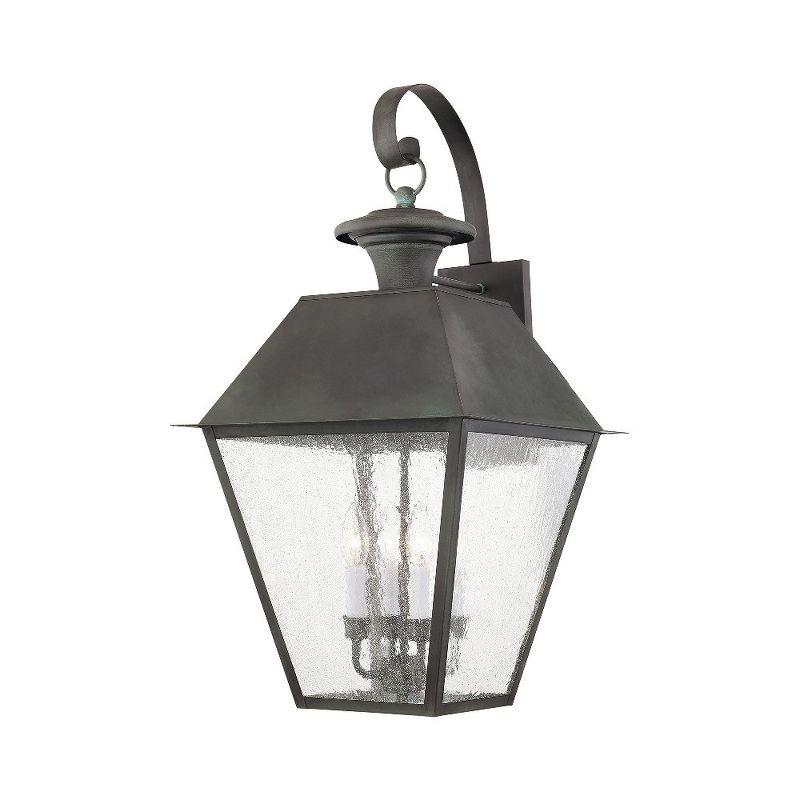 Livex Lighting Mansfield 4 - Light Wall Light in  Charcoal