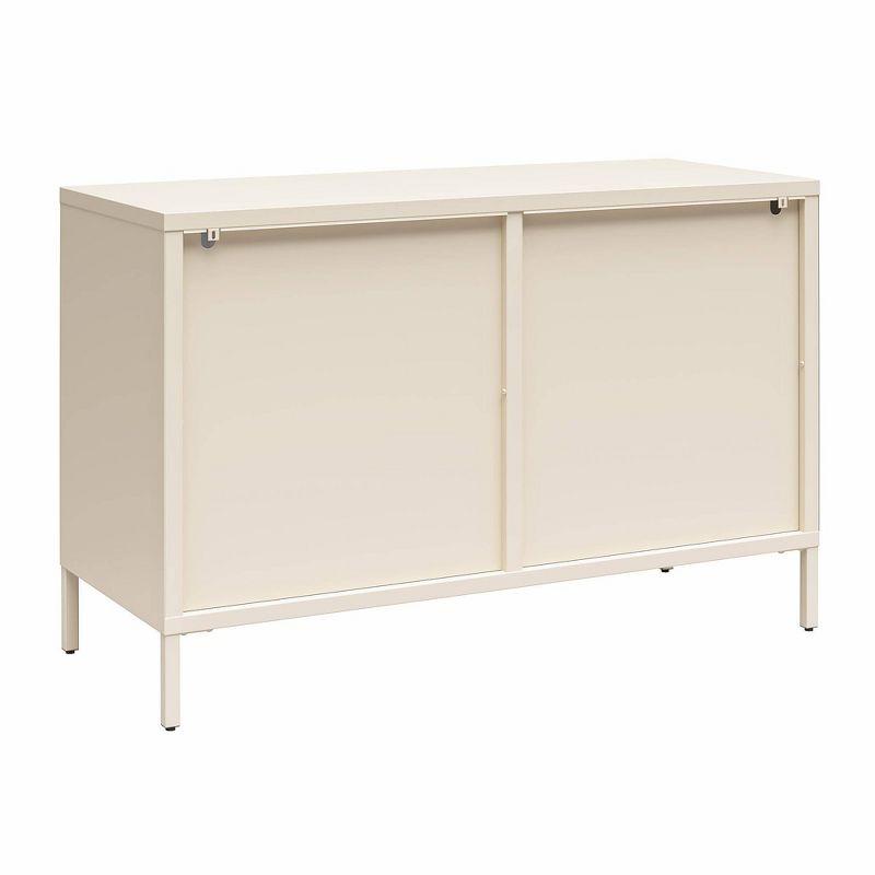 Luna 25.2'' Tall Accent Cabinet with Fluted Glass