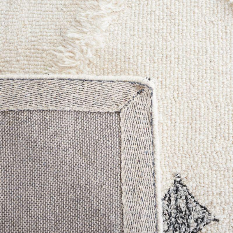 Casablanca CSB991 Hand Tufted Area Rug - Ivory/Brown - 6'x9' - Safavieh.