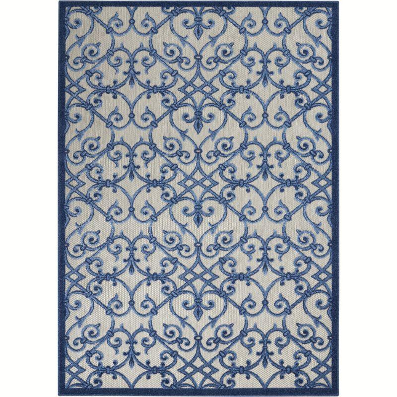 Lark Manor™ Rectangle Isalia 3'6" x 5'6" Area Rug in Blue/Gray