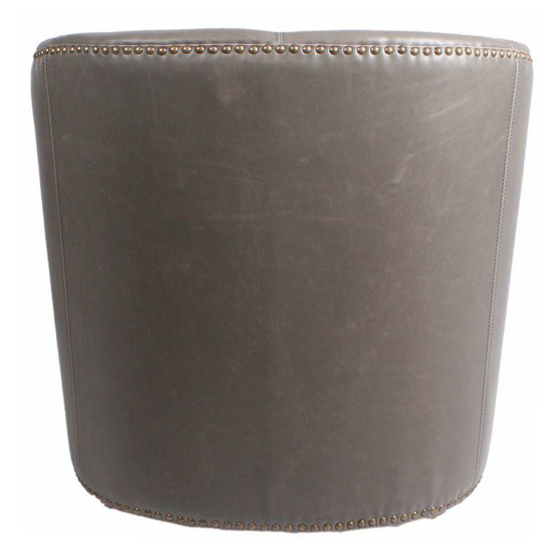 New Pacific Direct Ernest Bonded Leather Swivel Chair