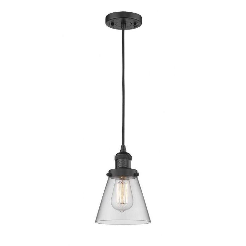 Innovations Lighting Cone 1 - Light Pendant in  Matte Black