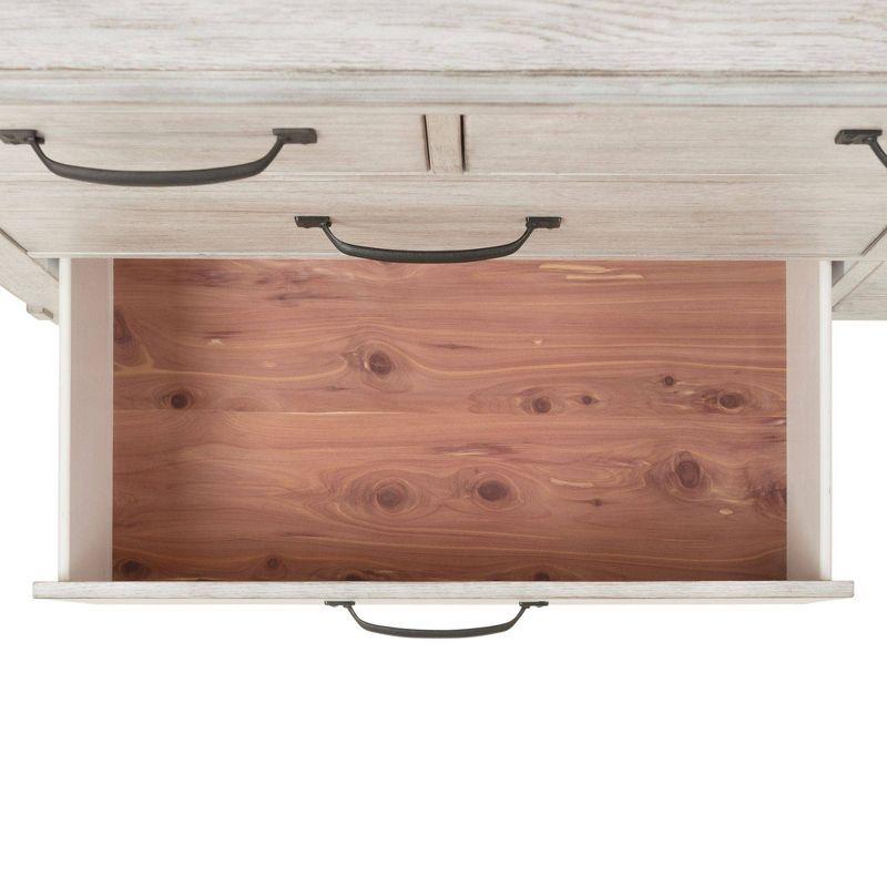Jack 7 Drawer Dresser White - Picket House Furnishings: Transitional Farmhouse Style, Anti-Tip Hardware