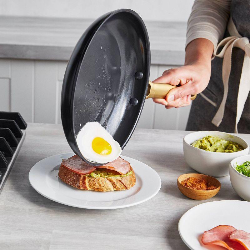 GreenPan ™ Reserve Black 2-Piece 10" and 12" Ceramic Non-Stick Frying Pan Set