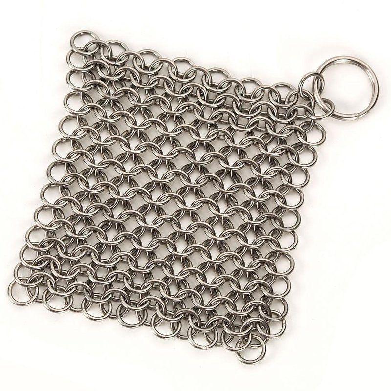 XL Stainless Steel Chain Mail Non-Scratch Scrub Sponge