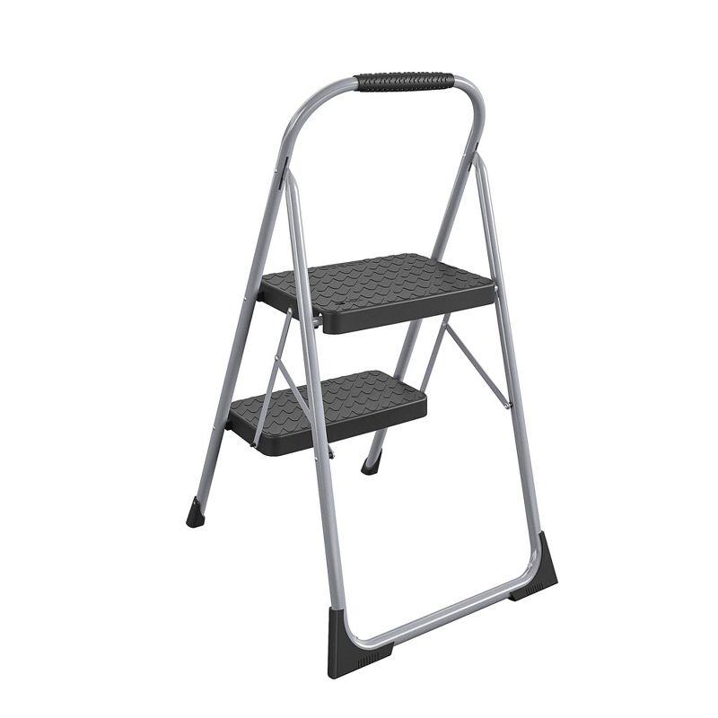 COSCO BIG 2-Step Folding Steel Step Stool with 20-Inch Tall Top Step