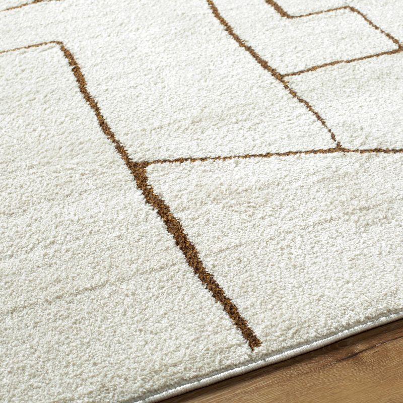 Mark & Day Kendl 2'7"x7'3" Runner Woven Indoor Area Rugs Ivory/Brown