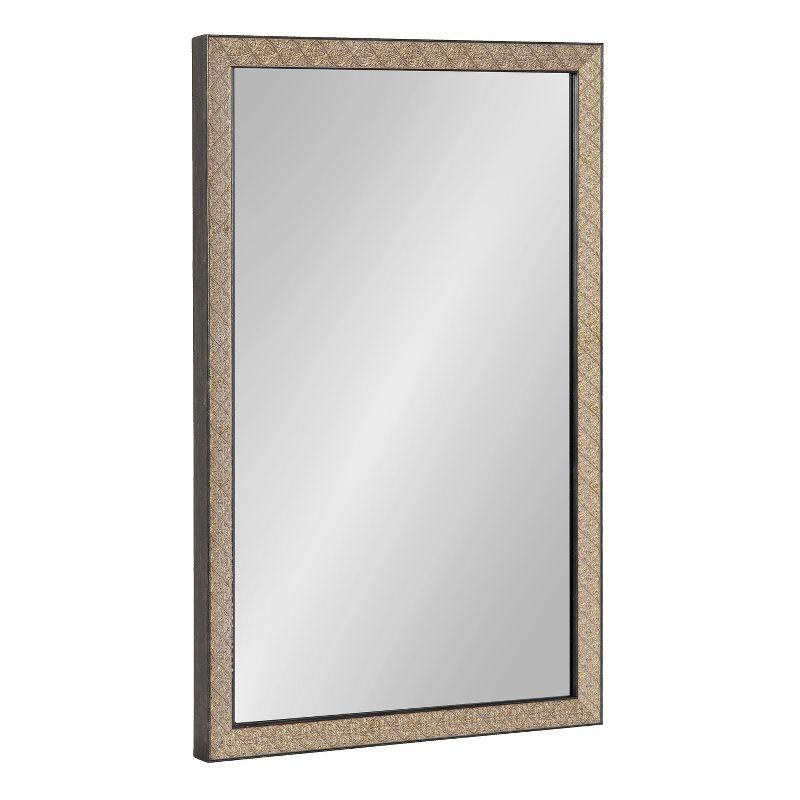 Soniva 20x30 Gold Embossed Ornate Rectangular Wall Mirror