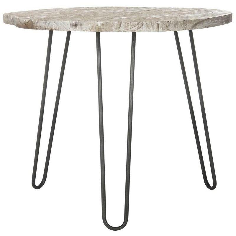 Mindy Dining Table - Natural/Grey - Safavieh