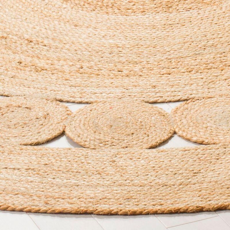 Natural Fiber NF364 Hand Woven Indoor Accent Rug - Natural - 3' Round - Safavieh.