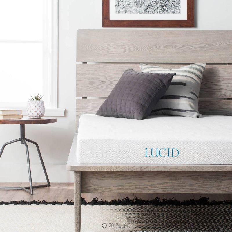 Lucid Comfort 5" Firm Gel Memory Foam Mattress