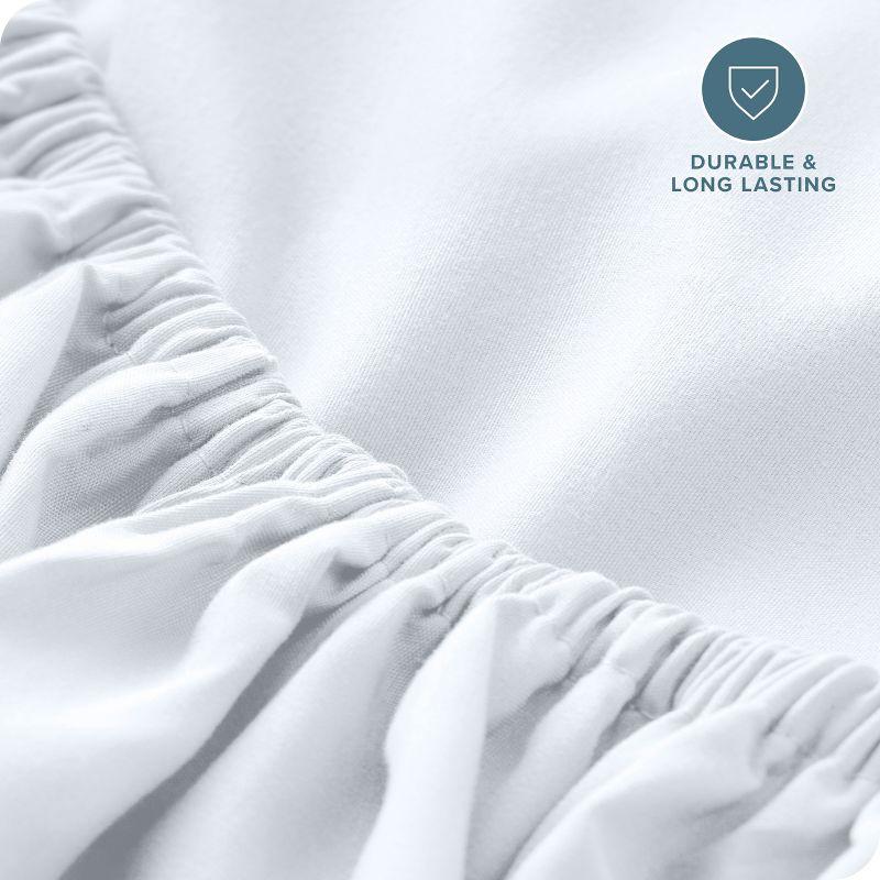 Bare Home Microfiber Fitted Sheet