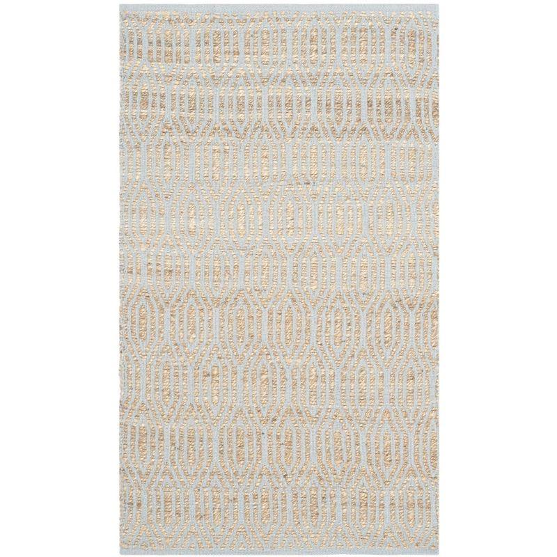Safavieh Bourne Hand Woven 80% Jute, 20% Cotton Geometric Rug
