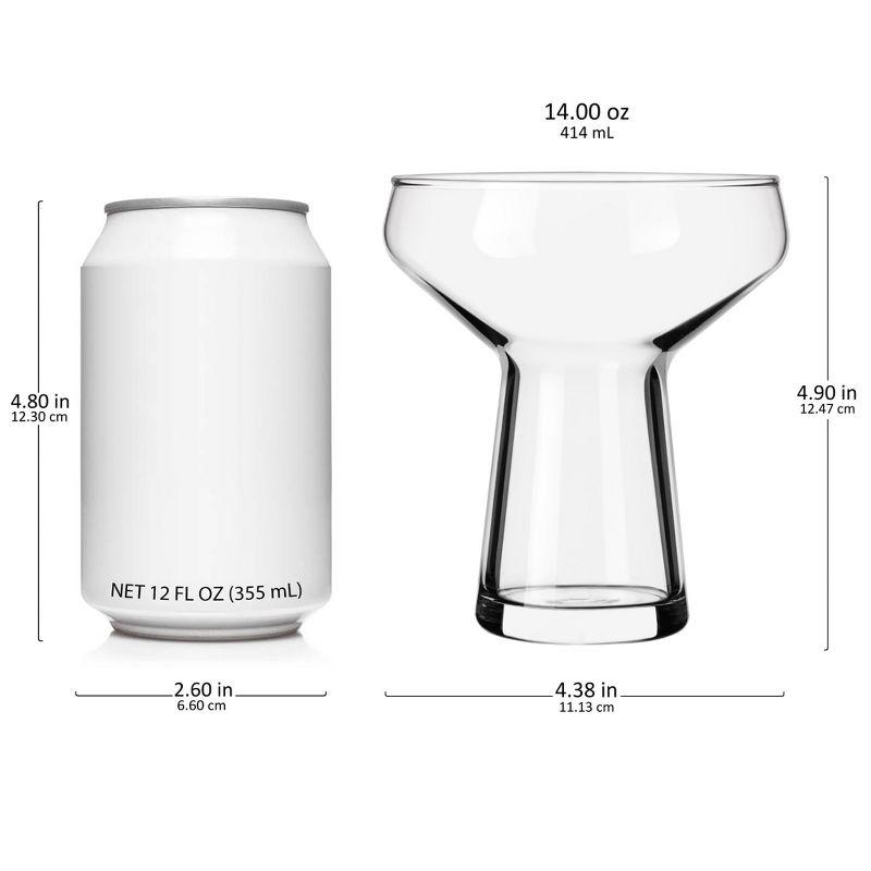Libbey Libbey Large Stemless Margarita Glass, 14-ounce, Set of 4 (Set of 4)