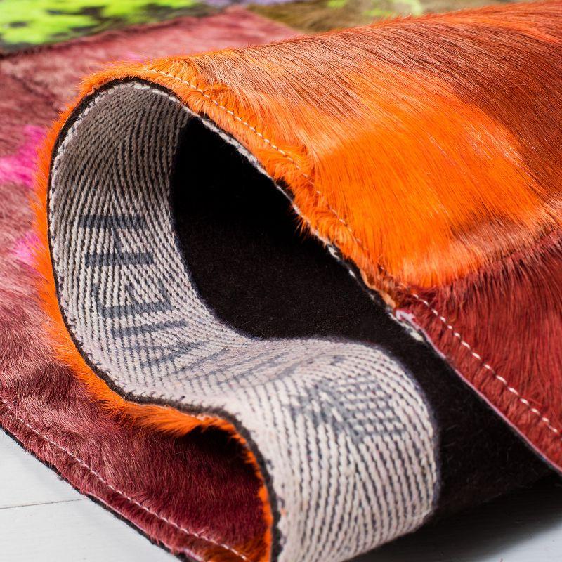 Studio Leather STL165 Hand Woven Area Rug - Black/Multi - 5'x8' - Safavieh.