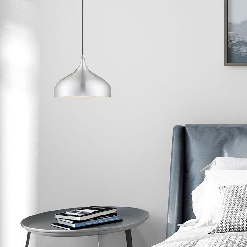 Livex Lighting Amador 1 - Light Pendant in  Brushed Aluminum