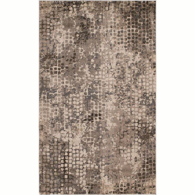 Unique Loom 5' 1 x 8' 0 Gray Chromatic Stormy Area Rug