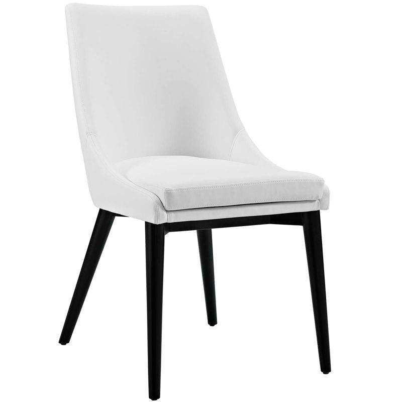 Set of 2 Viscount Dining Side Chair Vinyl - Modway