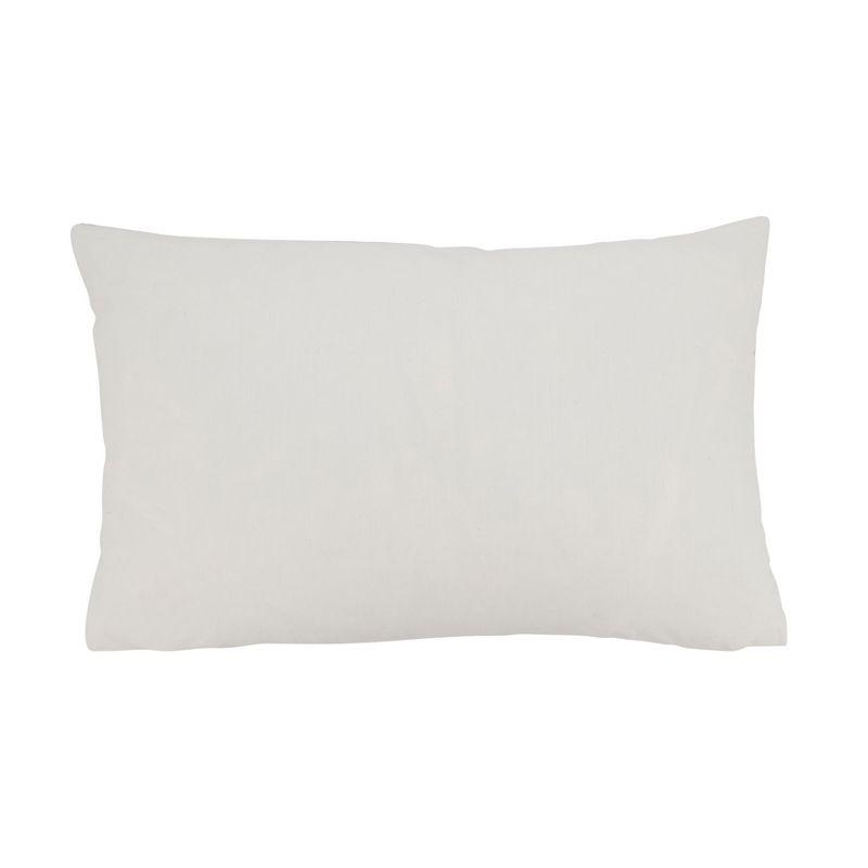 Saro Antelope Collection Linen Throw Pillow